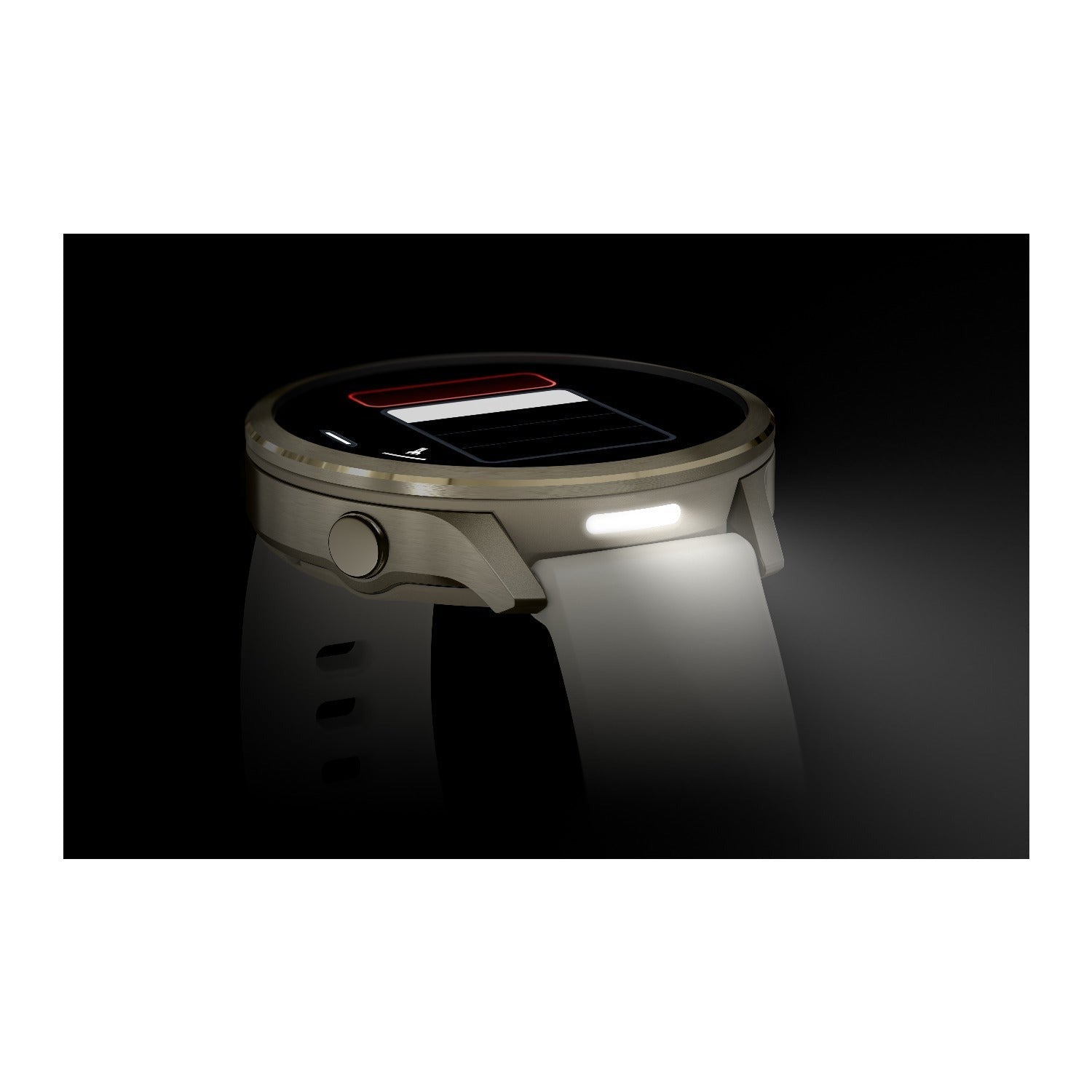 Garmin Venu 4 41mm 1.2-Inch Amoled GPS Smartwatch Lunar Gold/Light Sand Leather