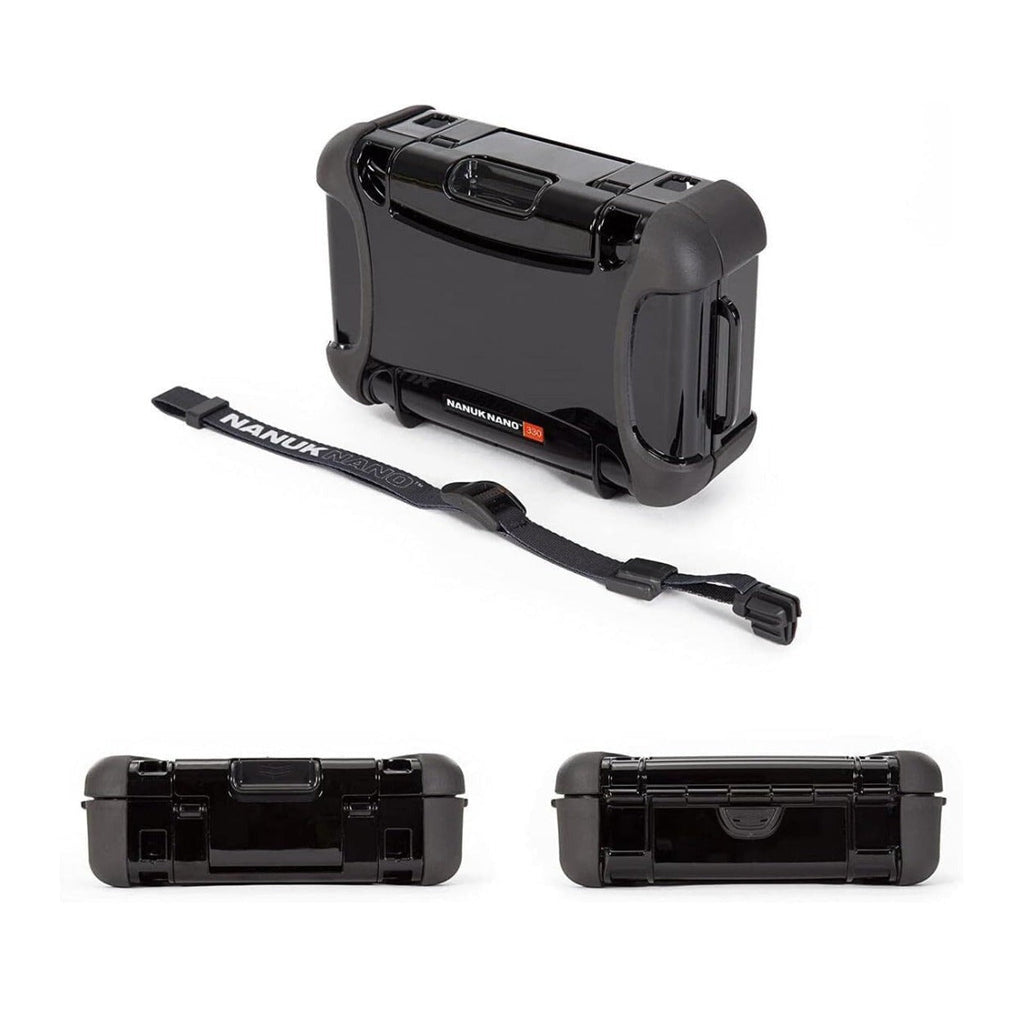 NANUK 320 Nano Series Large Waterproof Polycarbonate Hard Case (Black)