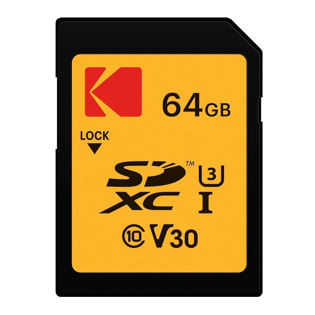 Kodak 64GB Class 10 UHS-I U1 SDXC Memory Card Bundle