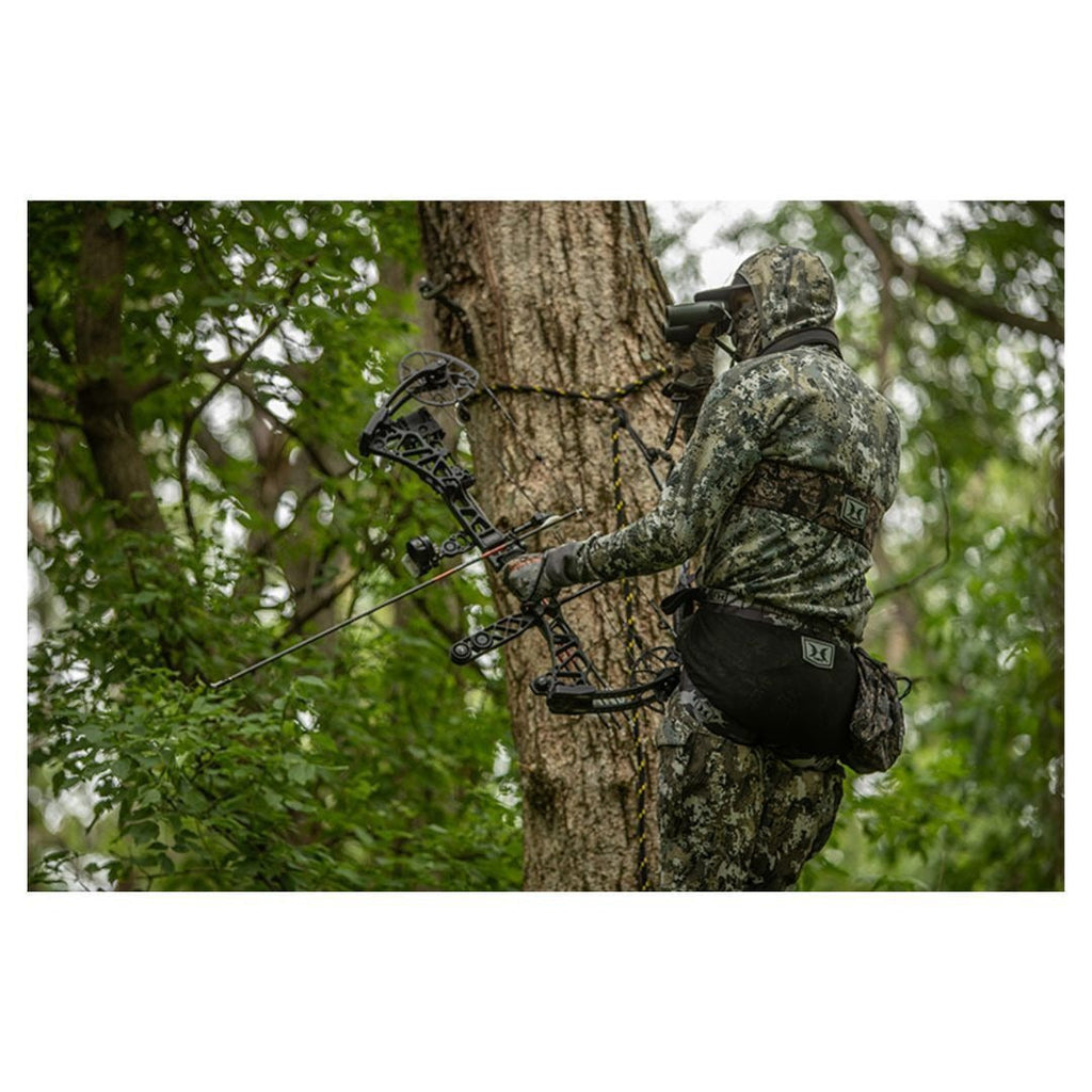 Hawk Chaos Camo Pattern Lightweight Helium Hammock Tree Saddle with Padded and Removable Seat