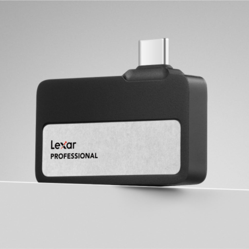 Lexar 2TB Professional Go USB 3.2 Gen 2 Portable SSD with Mic System Bundle