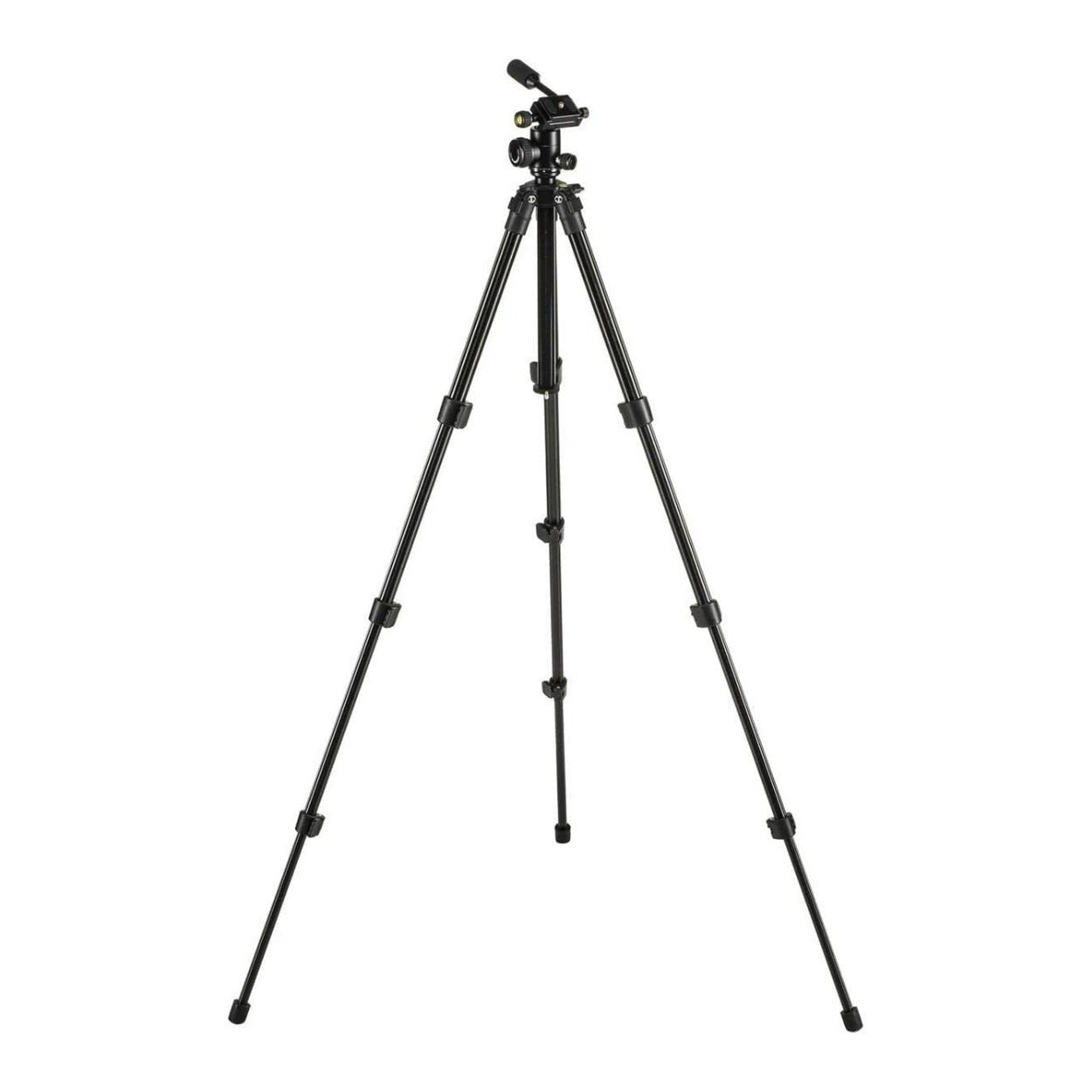 Nikon 16749 Compact Four-Section Aluminum Tripod (Black) with Cleaning Bundle