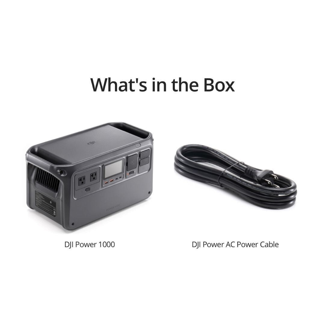 DJI Power 1000 with Intelligent Battery Management System and Multiple Recharging Options