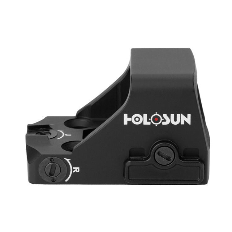 HOLOSUN HS407K-X2 Black Anodized 1x 6 MOA Red Dot Reticle