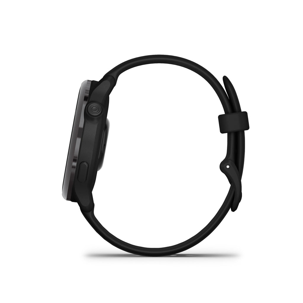 Garmin vivoactive 6 GPS Smartwatch (Slate with Black Band) with Erabuds Bundle