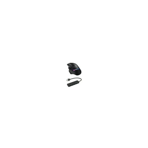 Logitech G502 X Plus Wireless Gaming Mouse (Black) with 4-Port USB 3.0 Hub
