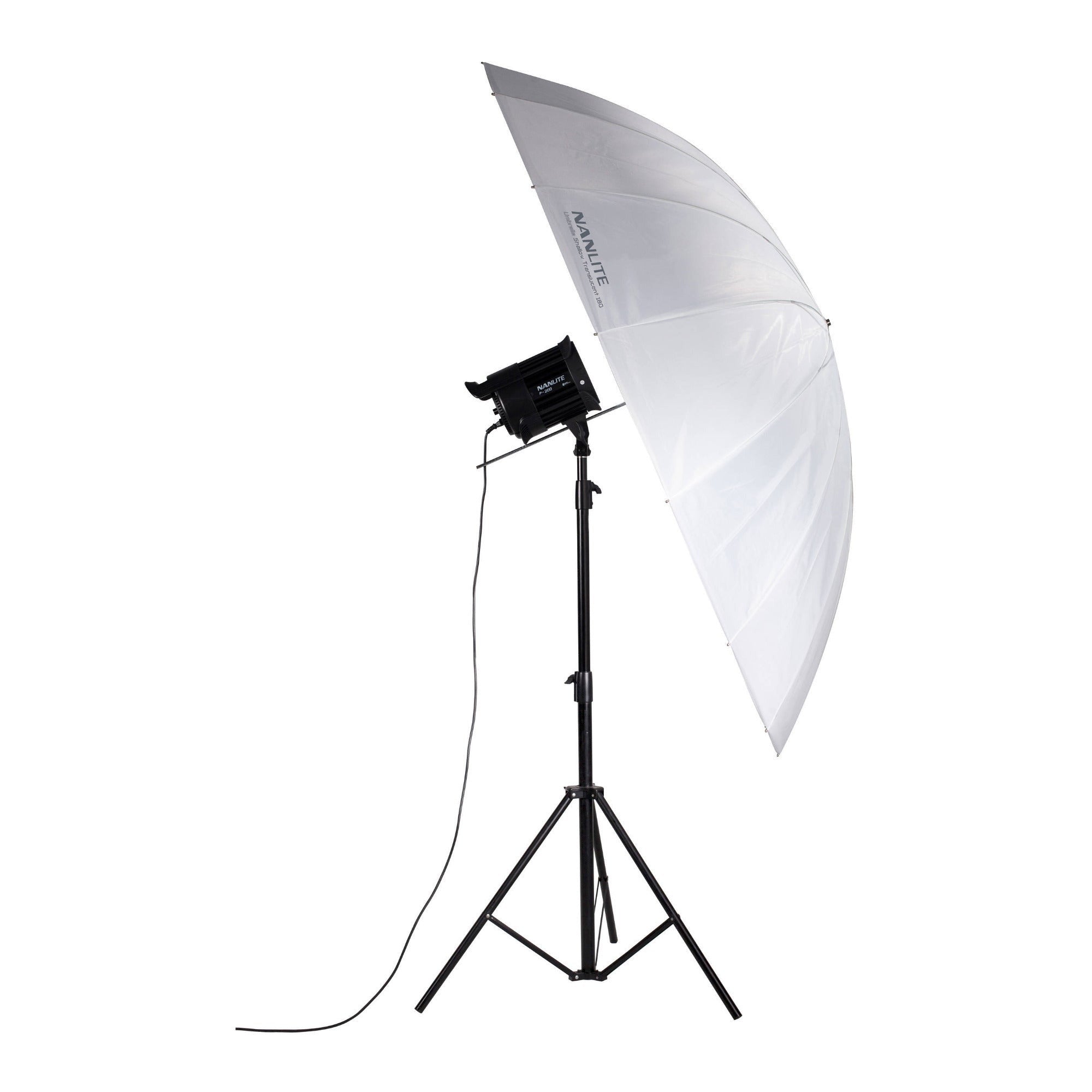 NanLite Silver Shallow Umbrella 180 (71in)