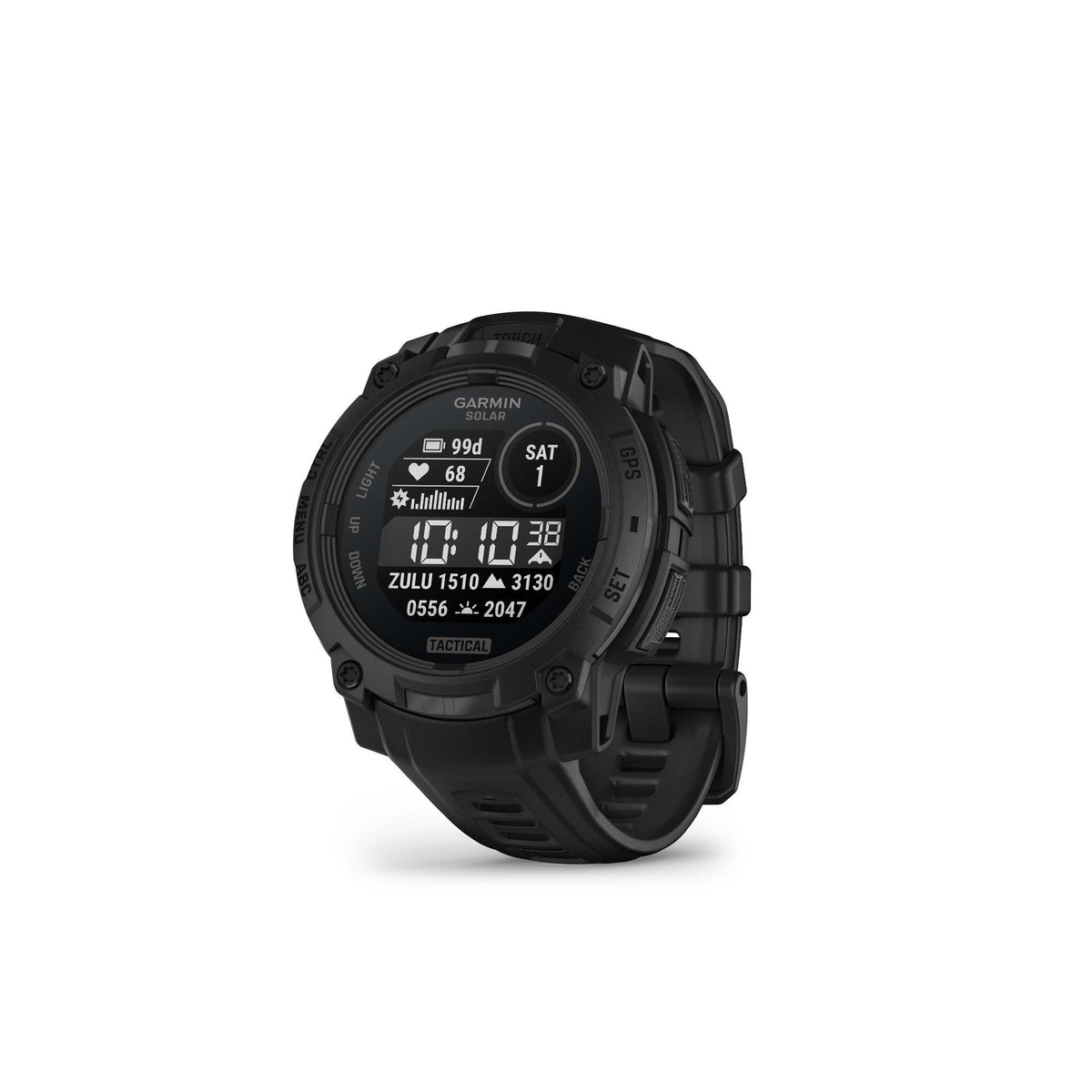 Garmin Instinct 3 45mm Black Solar Smartwatch Bundle with T710 Wireless Earbuds