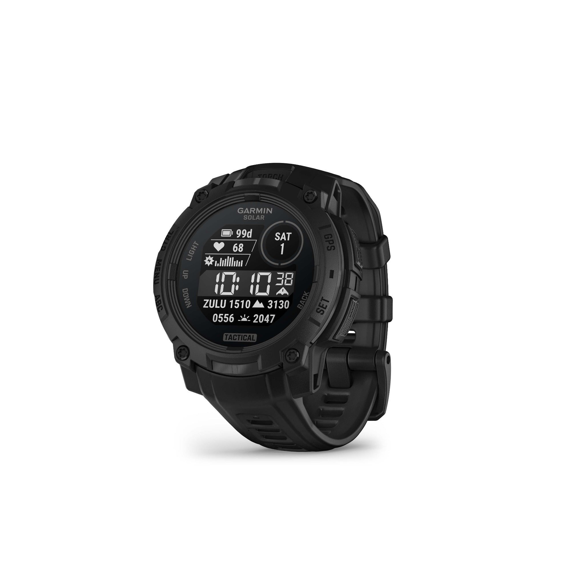 Garmin Instinct 3 45mm Black Solar Smartwatch Bundle with T710 Wireless Earbuds
