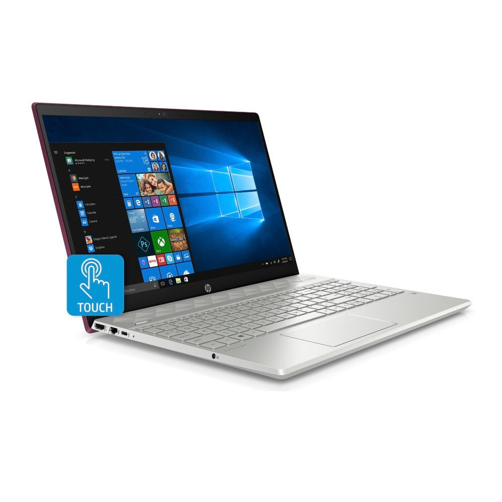 HP Pavilion 15 Laptop, 15.6" Full HD Touch, AMD Ryzen 3, 8GB RAM, 1TB HDD, B&O Audio (Certified Refurbished)