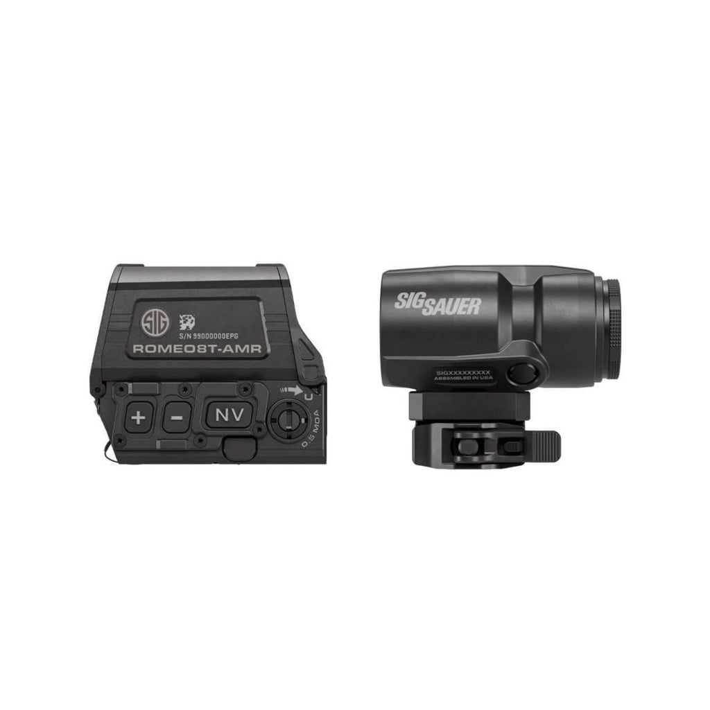 SIG SAUER ROMEO8T-AMR 1x40mm Red Dot Sight & JULIET3T-AMR 3x22mm Magnifier Combo