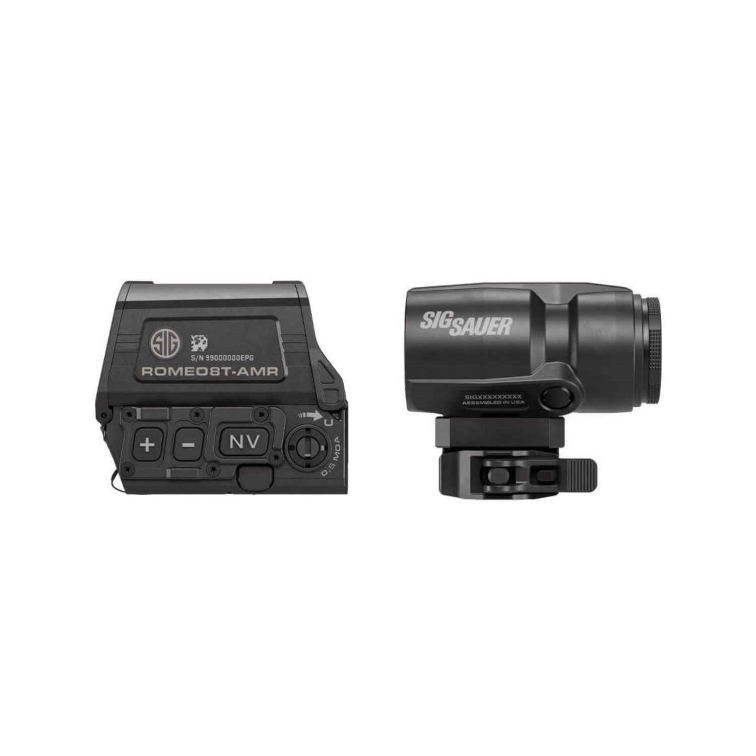 SIG SAUER ROMEO8T-AMR 1x40mm Red Dot Sight & JULIET3T-AMR 3x22mm Magnifier Combo