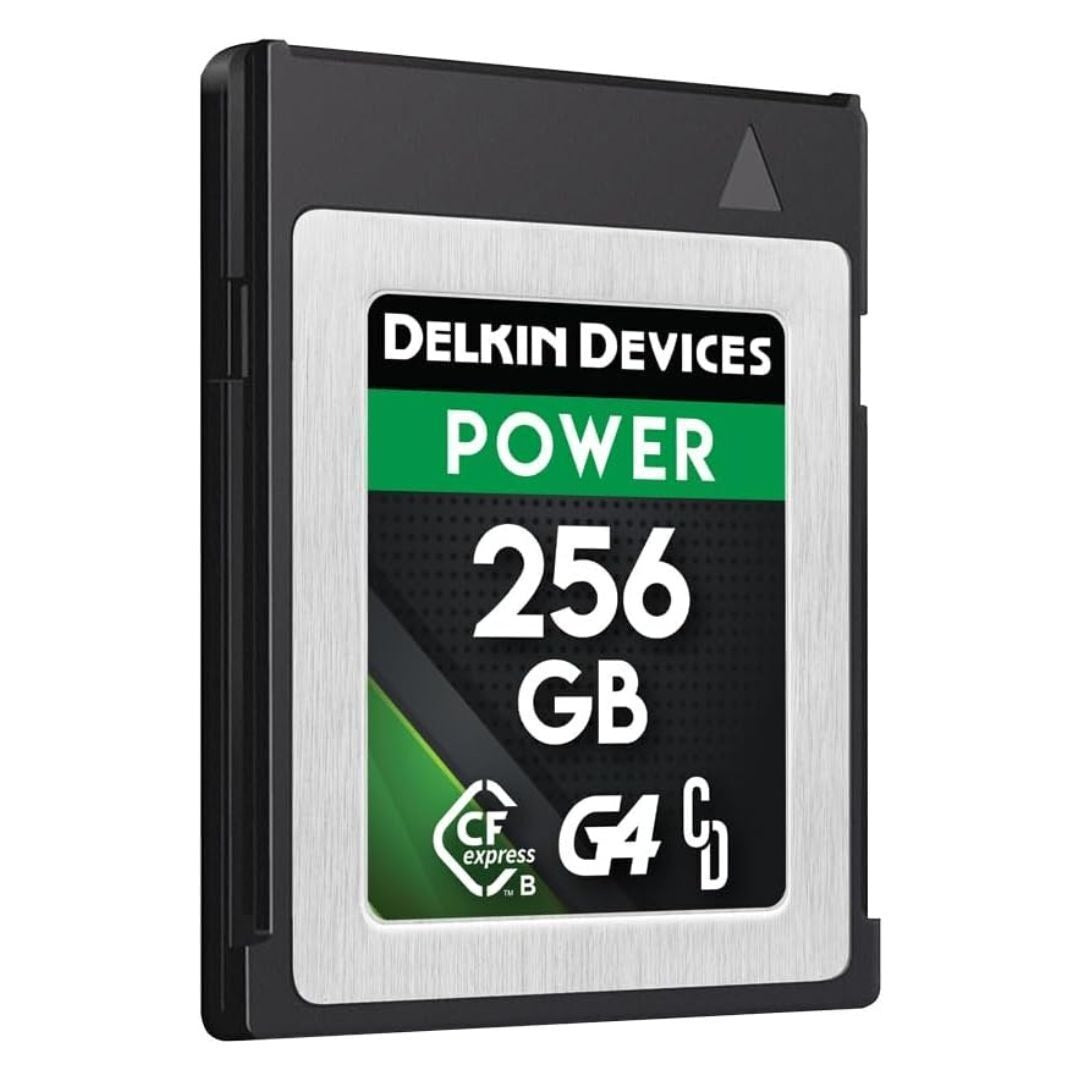 Delkin Devices Power 256GB CFexpress Type B G4 Memory Card with 1780 MBPS Max Read Speed