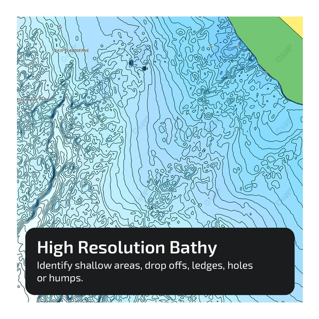 C-MAP Reveal Lakes - US Lakes North East, Map Card for Marine GPS Navigation