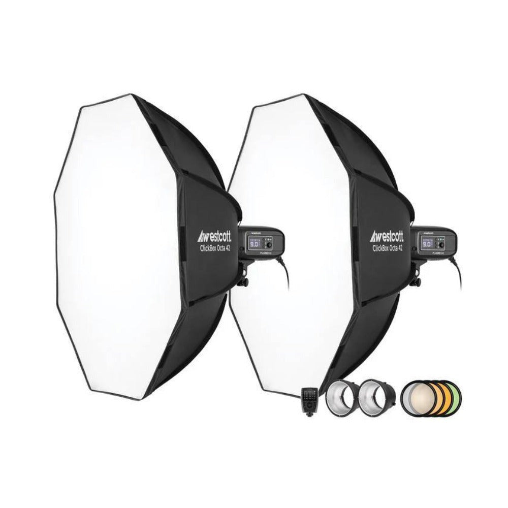 Westcott FJ400-SE 2-Light Studio Strobe Kit (110V) with FJ-X3 M Multi-Brand Wireless Trigger