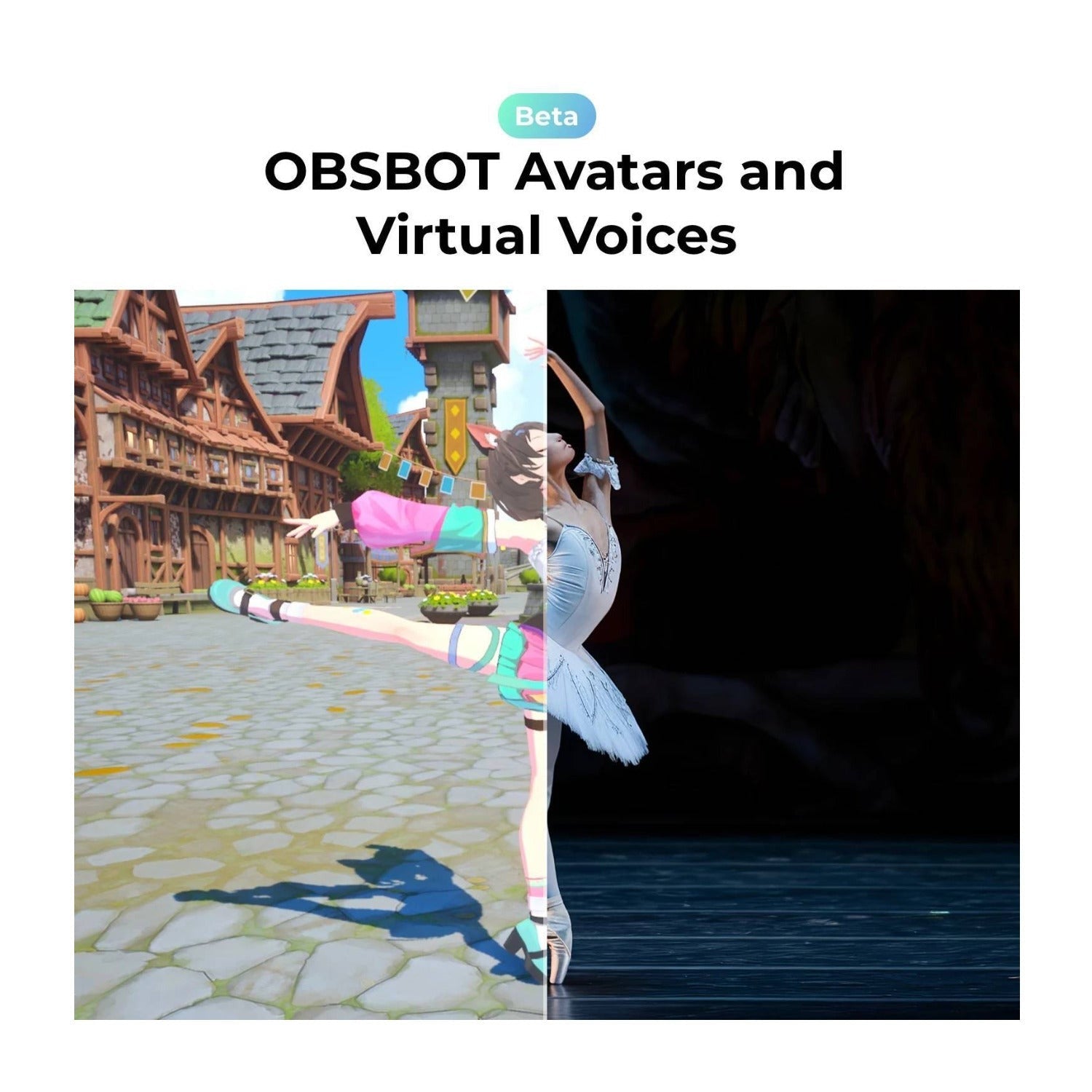 OBSBOT Tiny 3 Lite AI-Powered Spatial Audio 4K PTZ Lite Webcam
