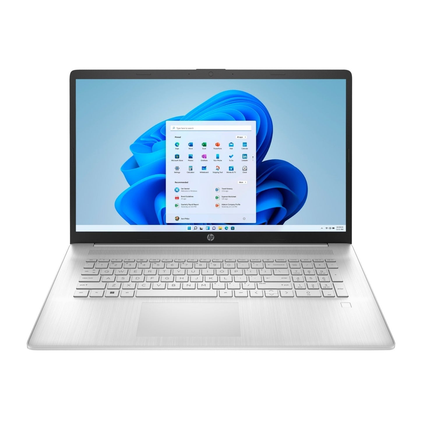 HP 17-CN2005 17.3" HD+ Touchscreen Laptop, 12GB RAM, 512GB SSD (Natural Silver) (Certified Refurbished)