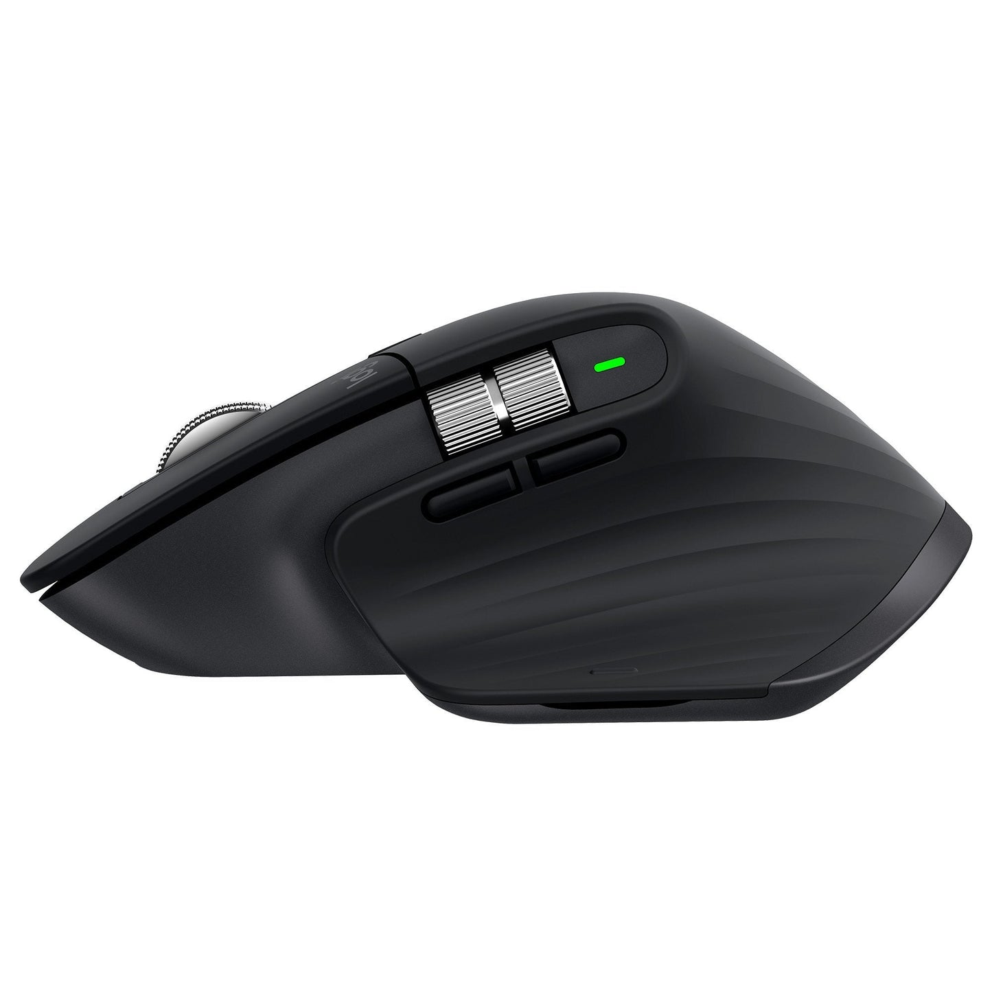 Logitech MX Master 3S Mouse (Black) Bundle with MX Palm Rest and 4-Port USB Hub