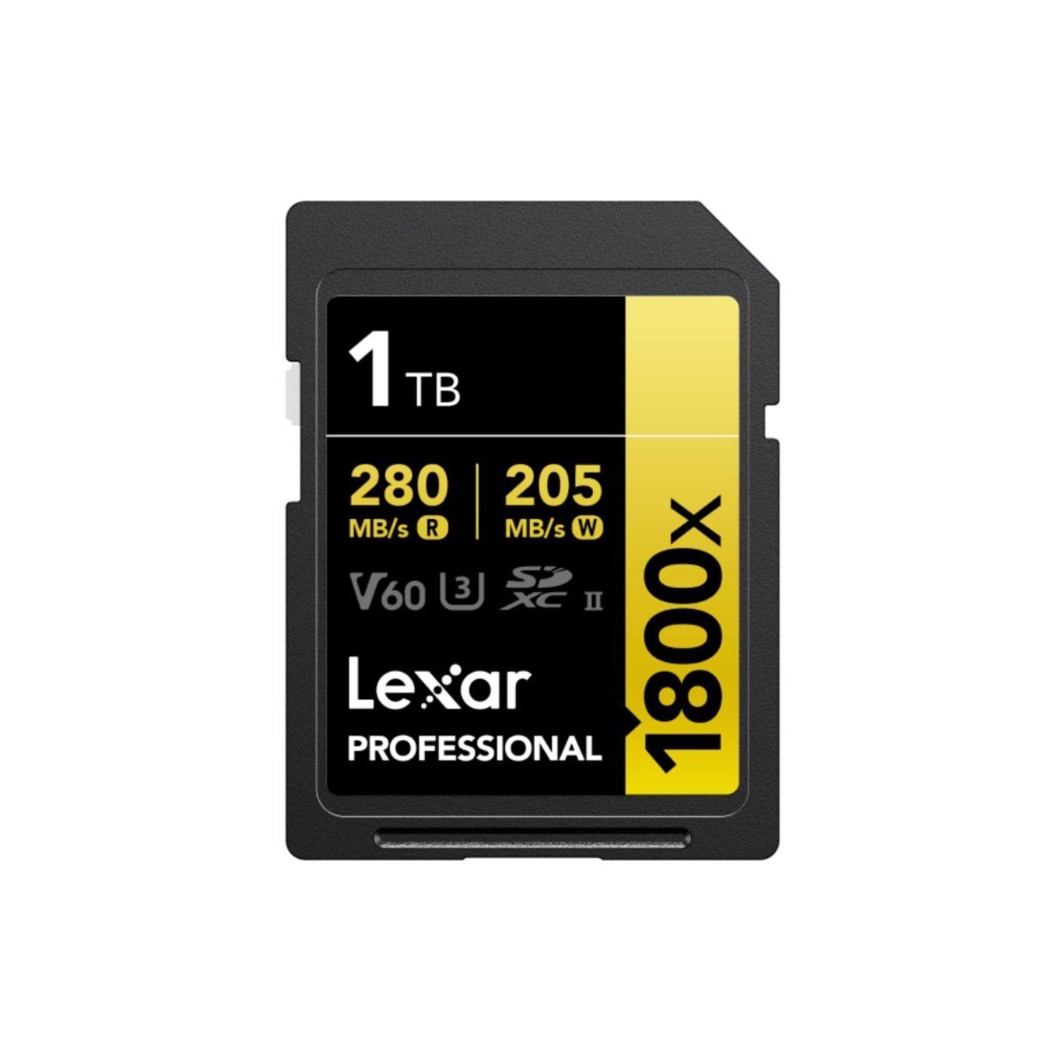 Lexar 1TB Professional 1800x UHS-II SDXC Memory Card (GOLD Series)