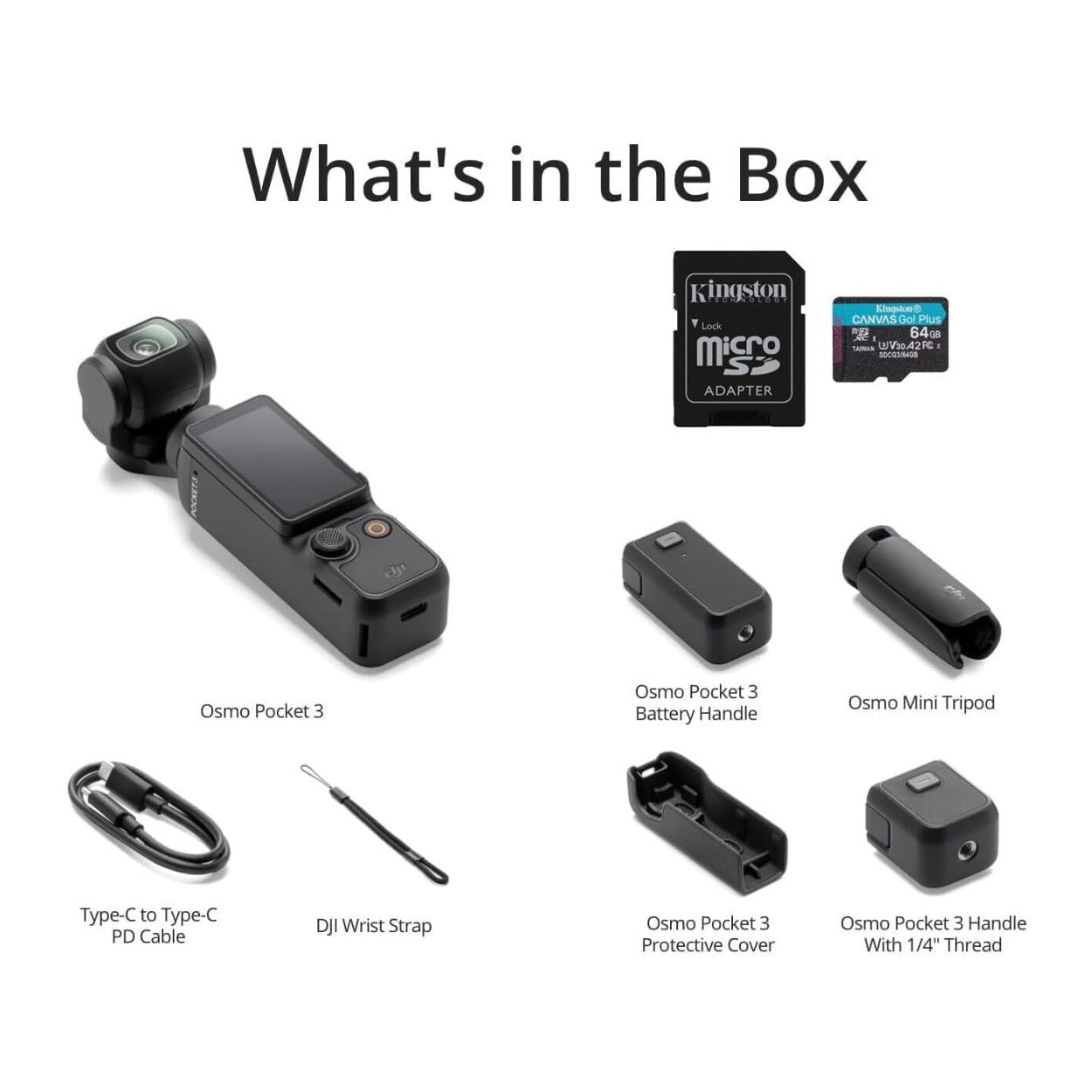 DJI Osmo Pocket 3 Capture More Combo 4K Vlogging Camera