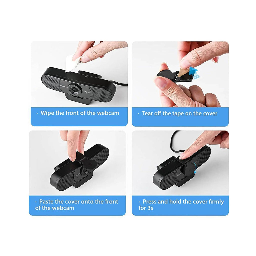 EMEET SmartCam C960 1080P Webcam with Table Tripod Bundle (Black)