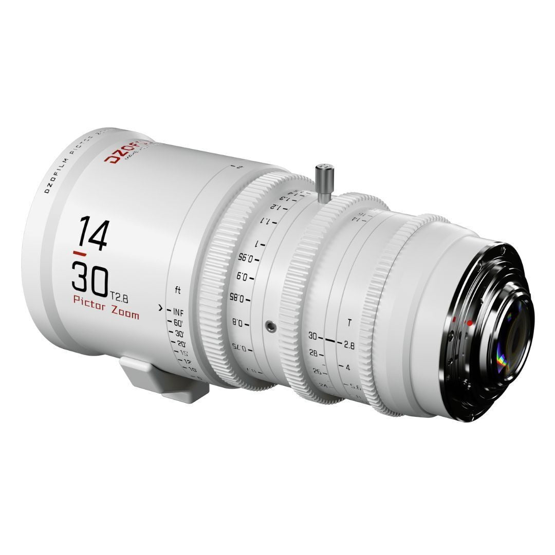 DZOFilm Pictor Zoom 14-30mm T2.8 Super 35 Parfocal Lens (PL and EF Mounts, White)