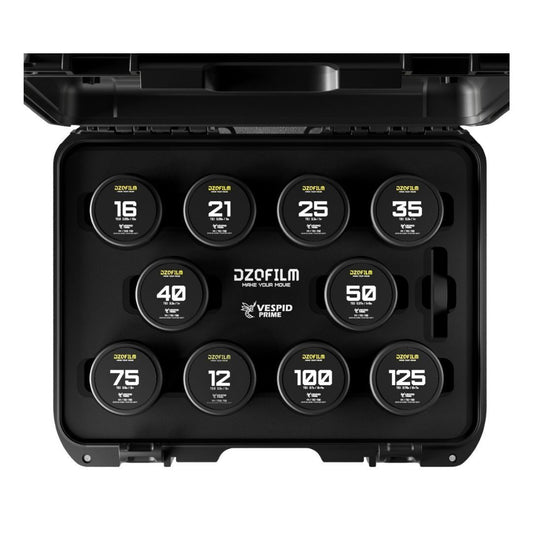 DZOFilm VESPID Prime Cine 10-Lens Kit with 270 Degrees Focus Rotation (ARRI PL and Canon EF Mounts)