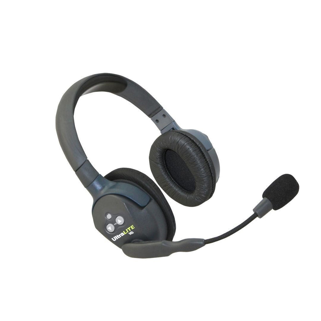 Eartec UltraLITE Double Headset ULDR-HD with Self-Contained and Hands-Free Design