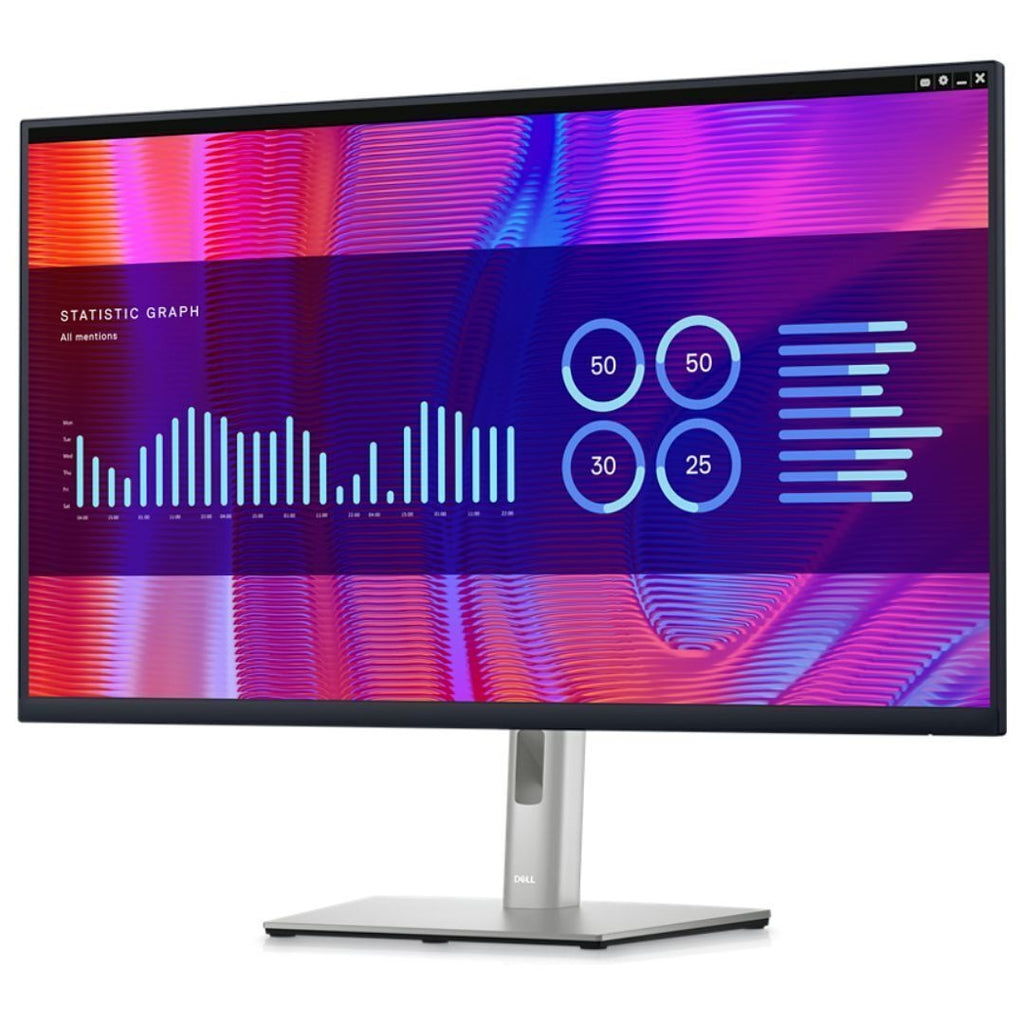 Dell P3223DE 32" QHD USB-C Hub Monitor with ComfortView Plus (Refurbished)