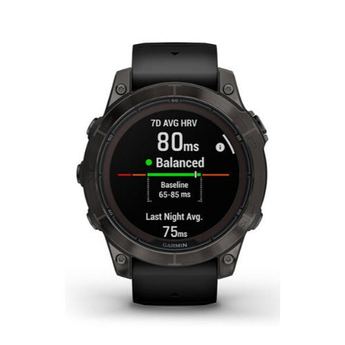 Garmin fenix 7 Pro Sapphire Solar GPS Smartwatch (Carbon Gray with Black Band)