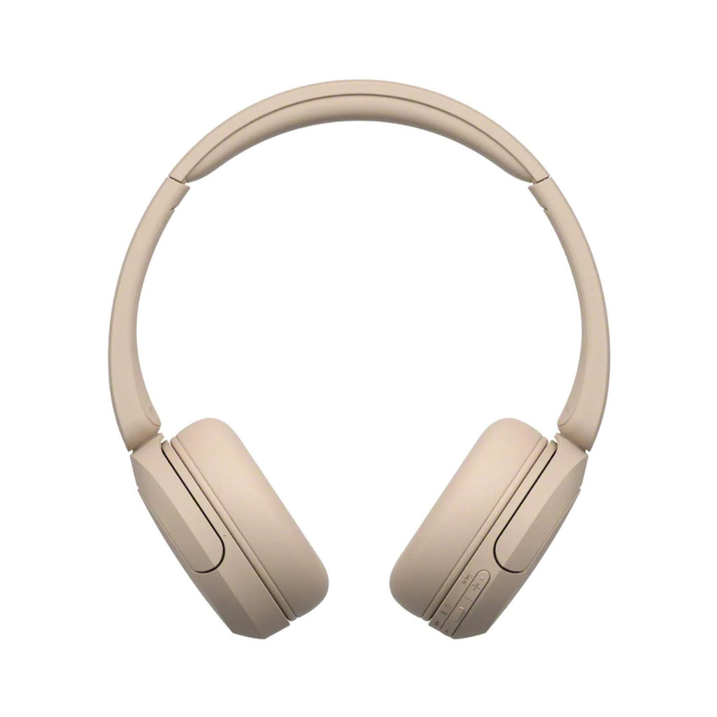 Sony Wireless Bluetooth On-Ear Headphones (Beige) Bundle with Hard Case