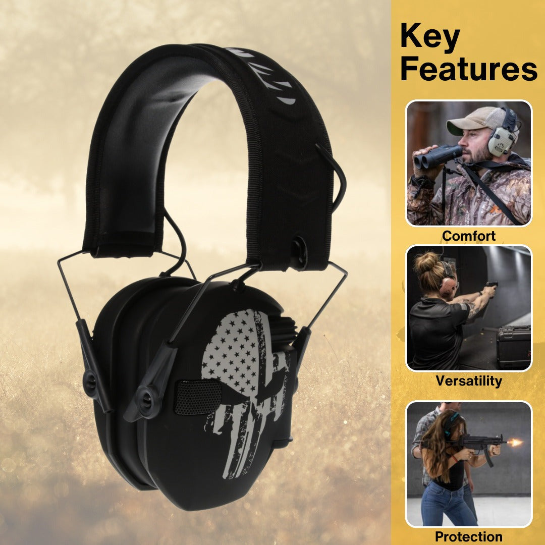 Walkers Razor Walkie Talkie Bundle with Ear Muffs and Accessories