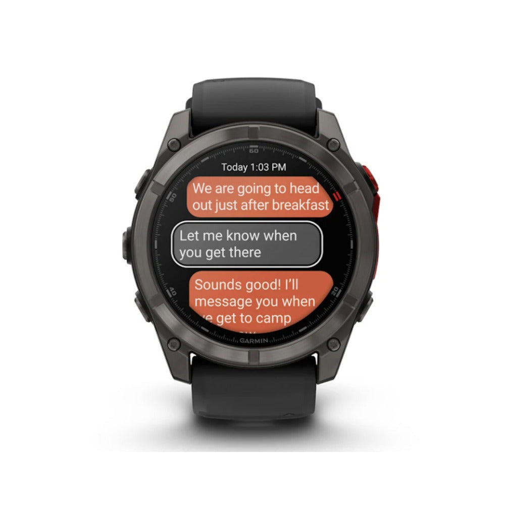 Garmin Fenix 8 Pro 51mm Sapphire MicroLED GPS Smartwatch (Carbon Gray DLC)