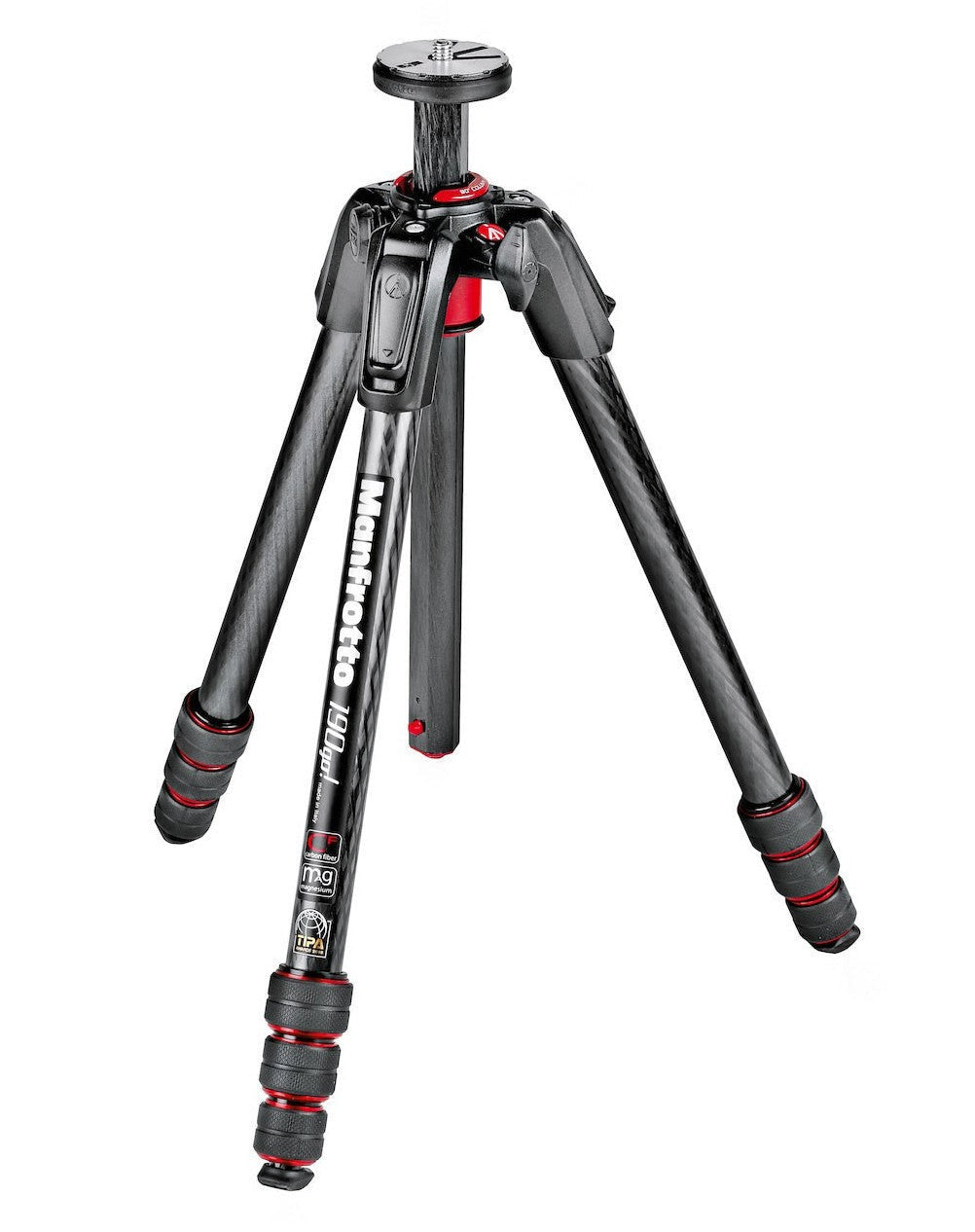 Manfrotto 190 Go! Carbon Fiber 4 Section Tripod with Twist Locks