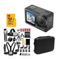 Xtra Edge Action Camera with 128GB MicroSD, Accessory Kit and Case Bundle