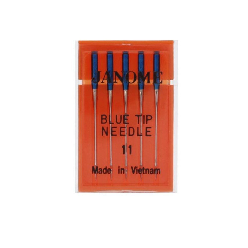 Janome Blue Tip Needles for All Janome Models (5-Pack)