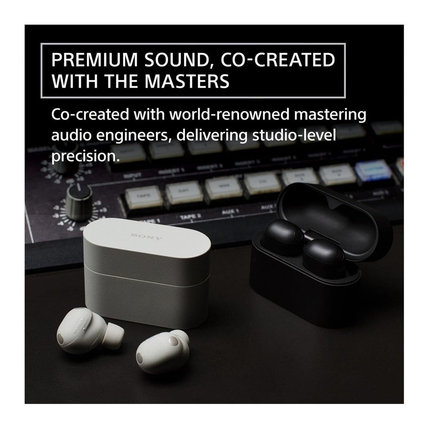 Sony WF-1000XM6 Wireless Earbuds (Black) with Accessories Bundle
