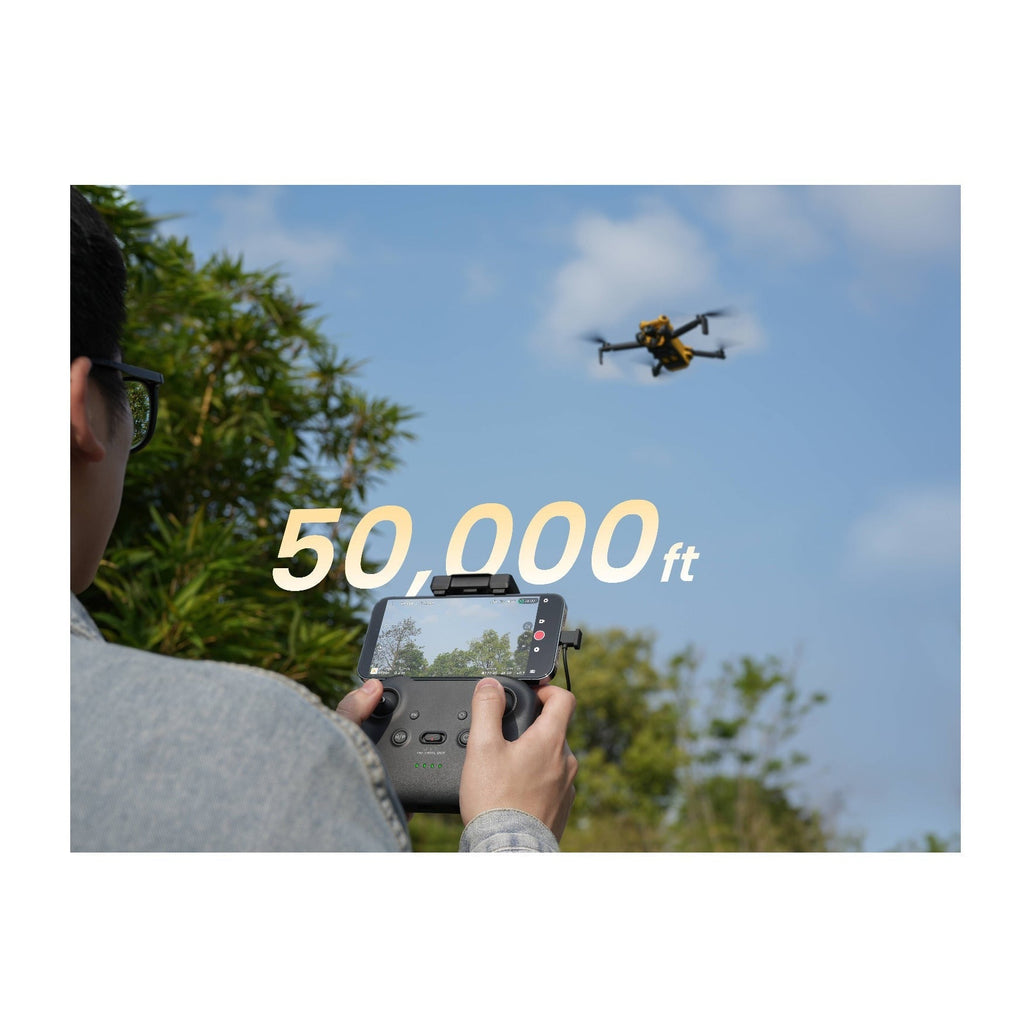 SKYROVER X1 48MP 4K Fly More Combo Drone (Yellow) with Accessories Bundle