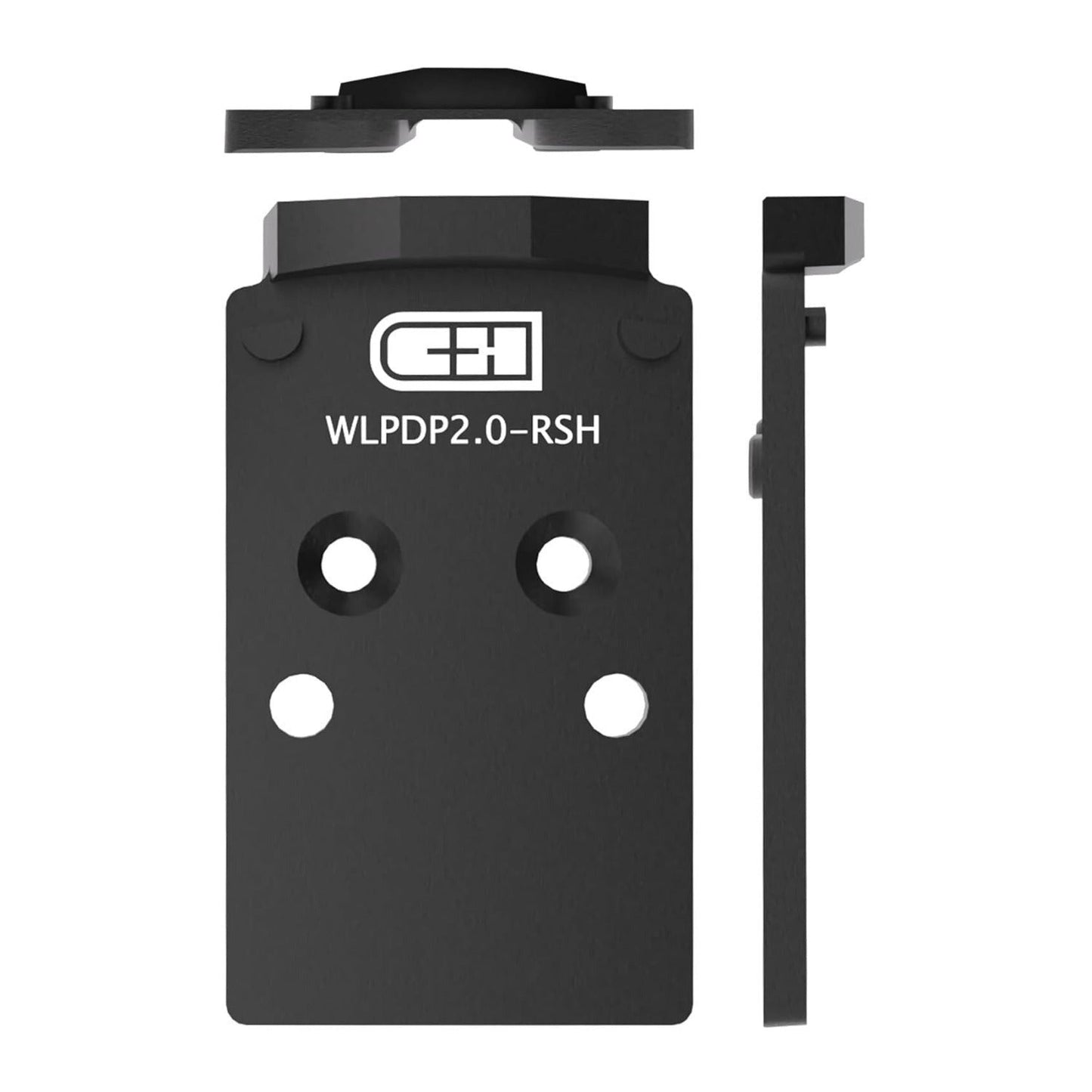 C+H Red Dot Mounting Plate for Walther PDP 2.0 with RMR, SRO and Holosun