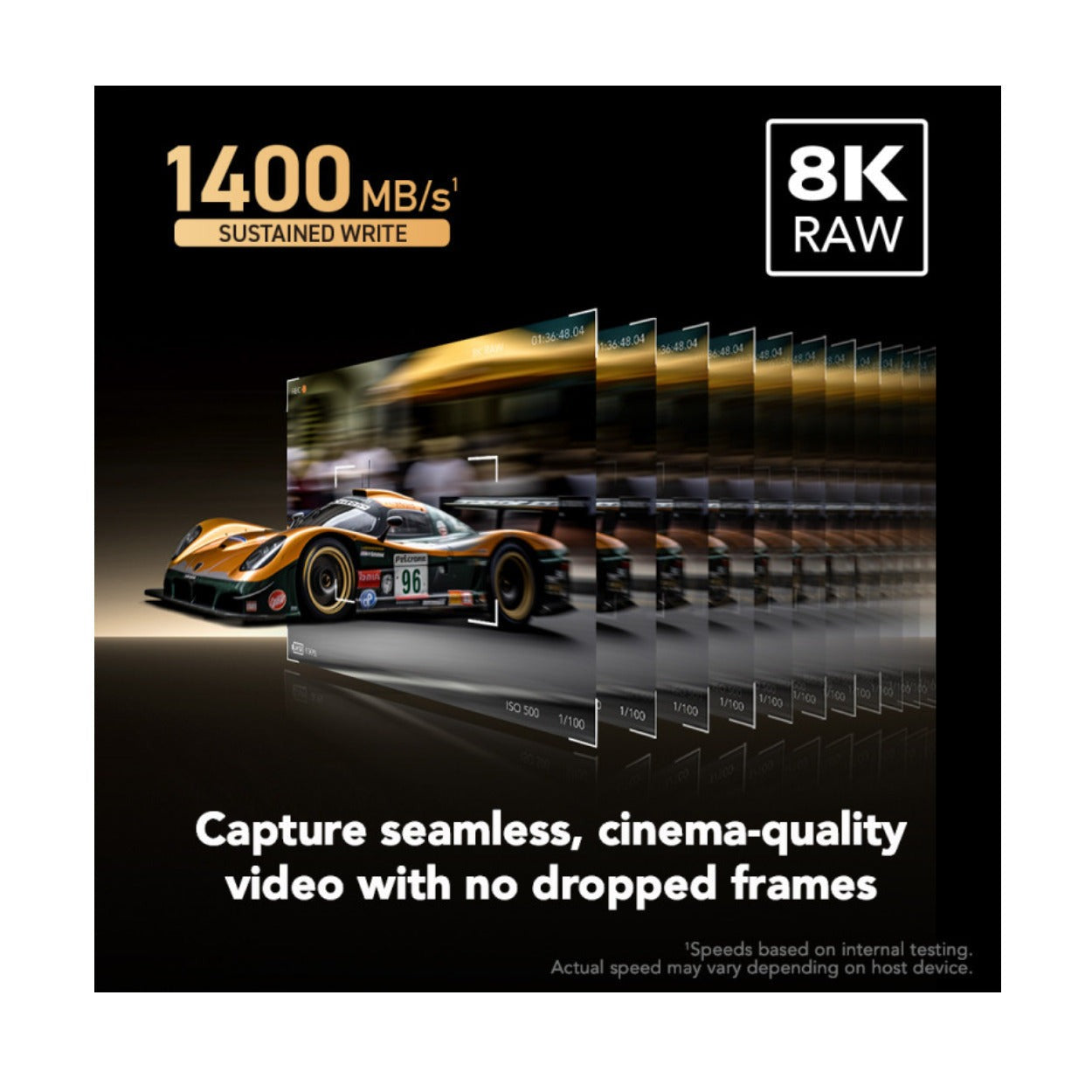 Lexar 640GB Professional GOLD CFexpress 4.0 Type A Memory Card