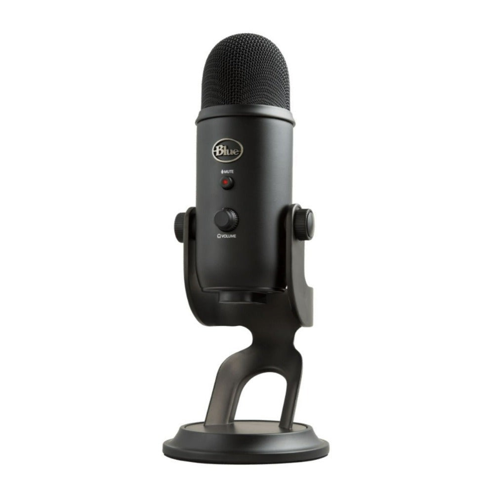 Blue Microphones Yeti USB Blackout Microphone Plus C922 Pro Streamer HD Webcam (Open Box)