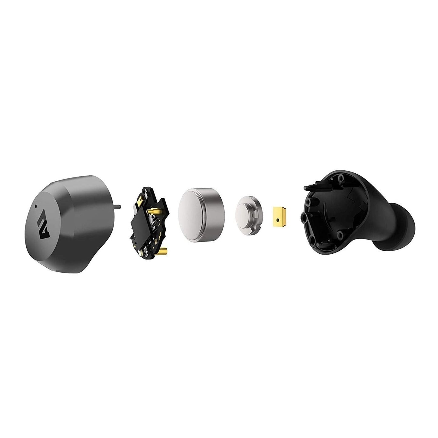 Ausounds True Wireless Hybrid Active Noise Cancelling Titanium Driver Earbuds (Gray)
