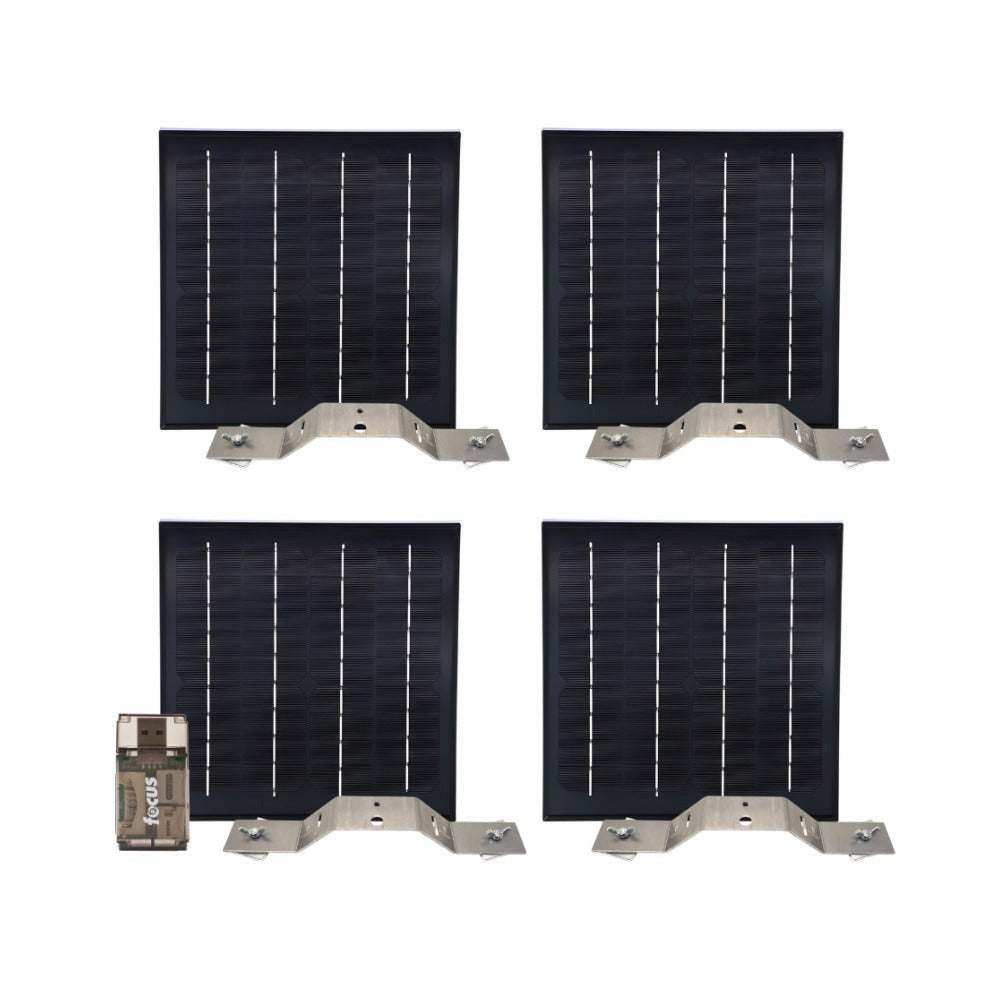 Spartan 10W Solar Panel with Bracket Mount for GoLive and Ghost Cameras Bundle
