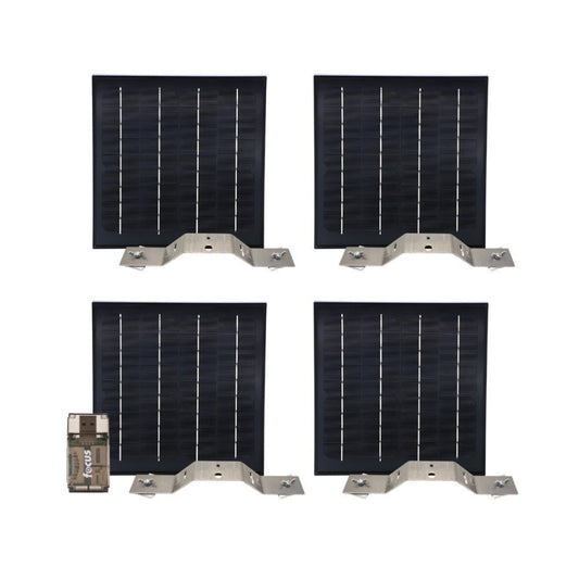 Spartan 10W Solar Panel with Bracket Mount for GoLive and Ghost Cameras Bundle