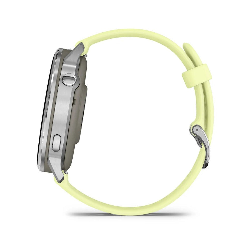 Garmin Venu 4 Smartwatch (Silver/Citron)