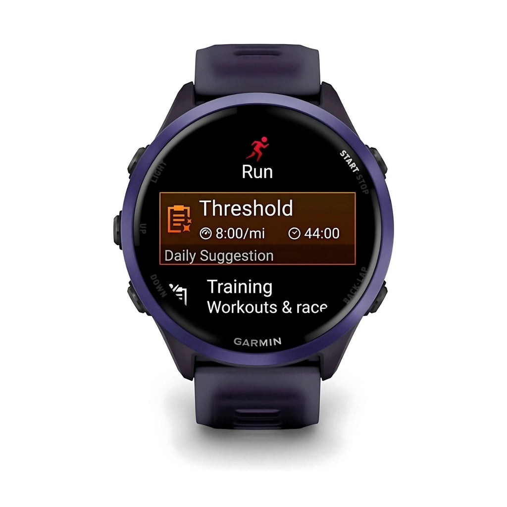 Garmin Forerunner 570 - 47mm Indigo Aluminum Bundle with Clip-On Flashlight
