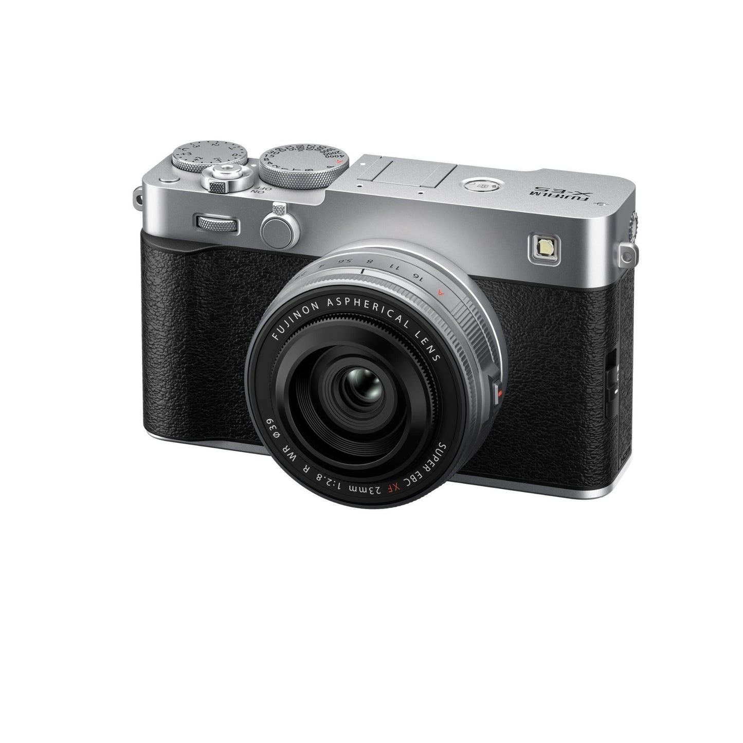 Fujifilm X-E5 Mirrorless Camera (Silver) with XF23mmF2.8 R WR Lens Kit