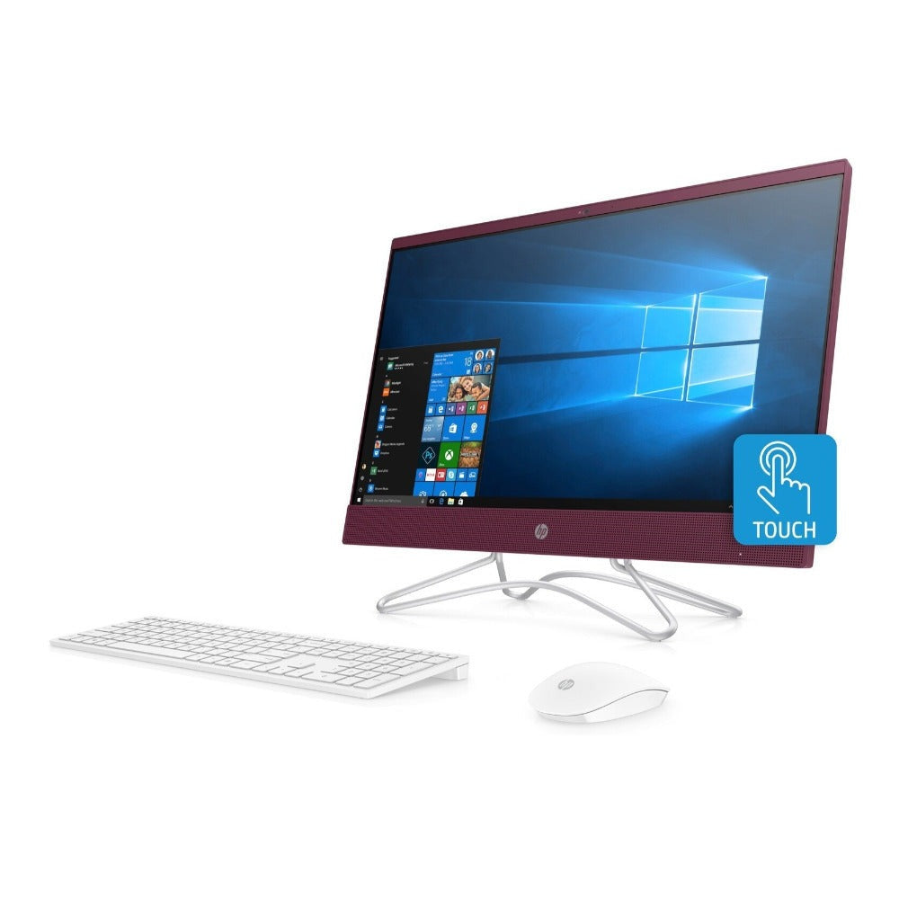 HP 24-F0048 23.8" FHD IPS Touch All-in-One PC, AMD A9-9425, 4GB RAM, 1TB HDD, Microsoft Office 365 (Certified Refurbished)