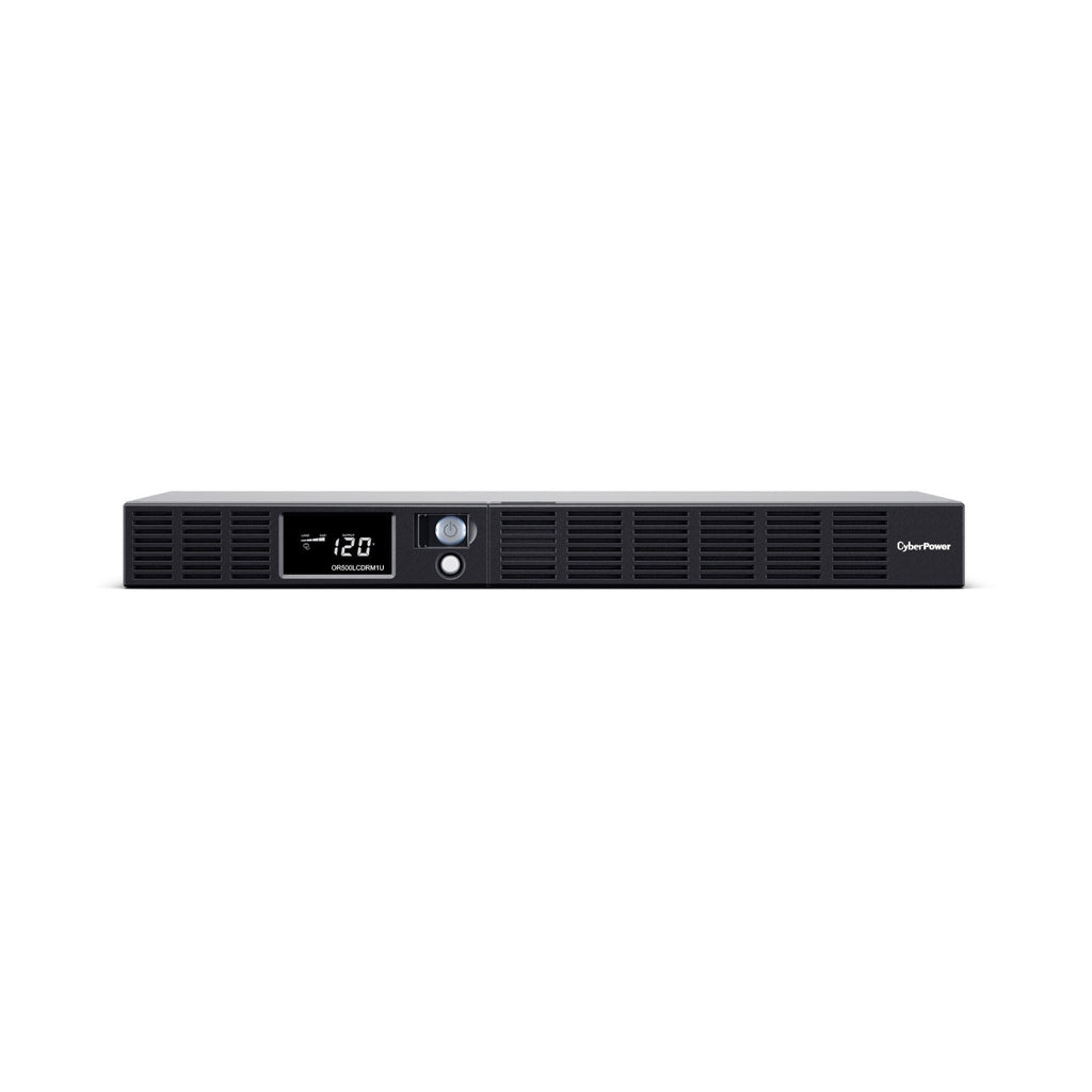 CyberPower OR500LCDRM1U UPS Backup and Surge Protector with 500VA/300W Capacity