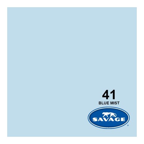 Savage Widetone Seamless Background Paper (#41 Blue Mist, 107-Inch x 36-Feet)